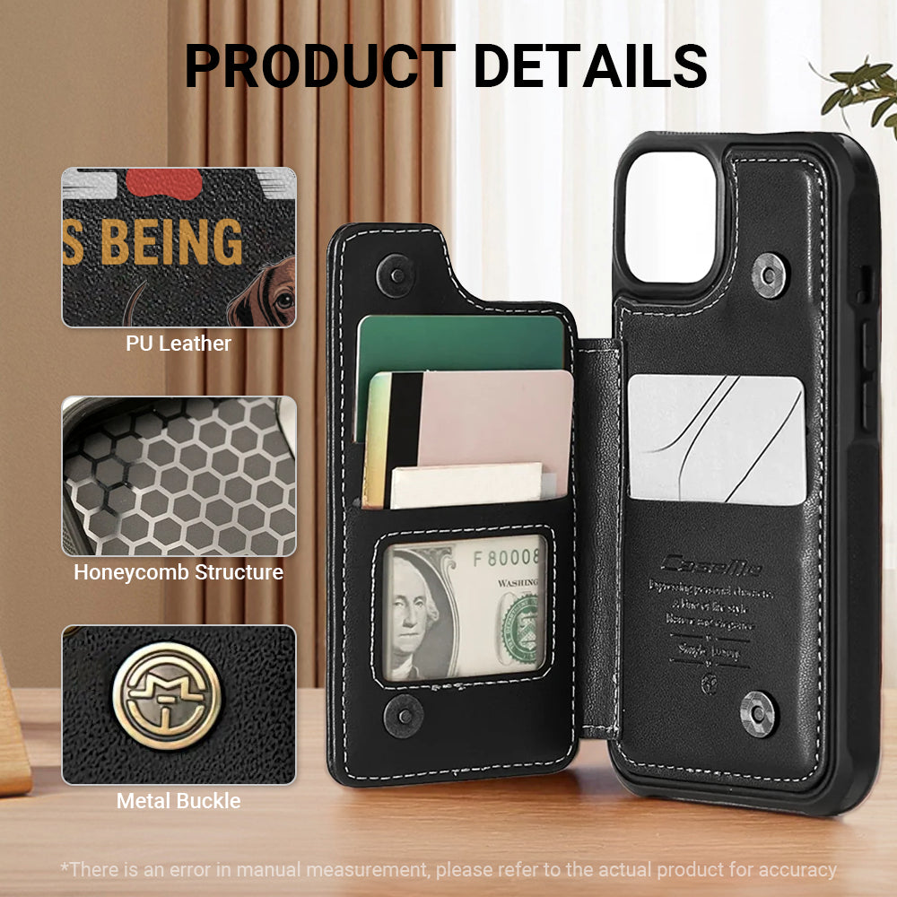 Atari - Leather Wallet Case for for iPhone & Samsung