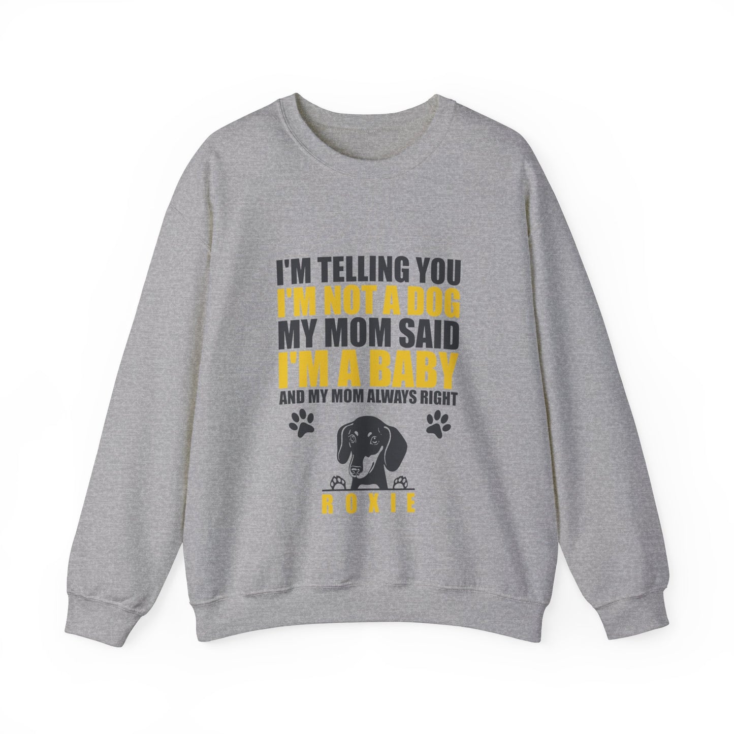 Sudadera personalizada con nombre de perro salchicha - Sudadera unisex