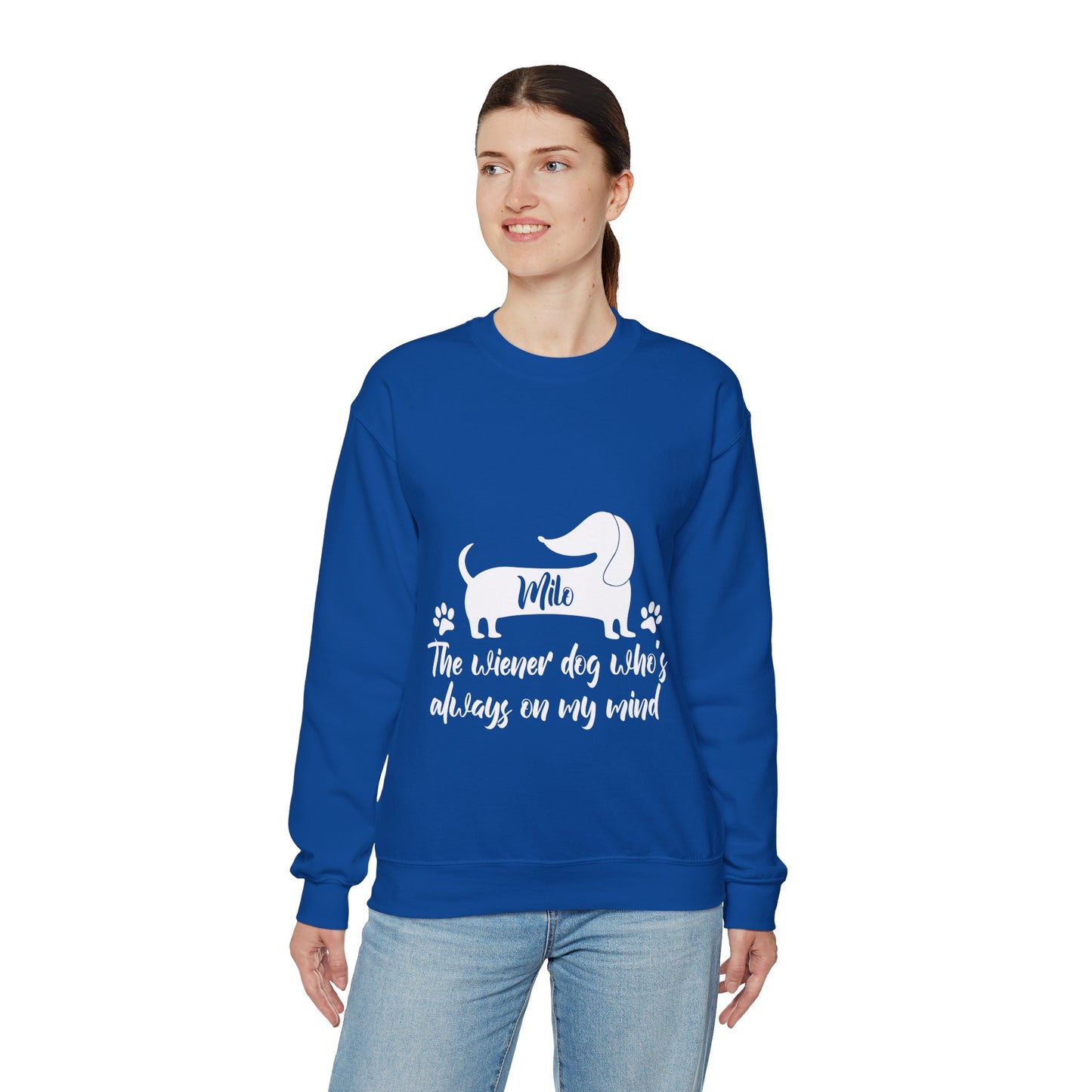 Sudadera personalizada con nombre de perro salchicha - Sudadera unisex