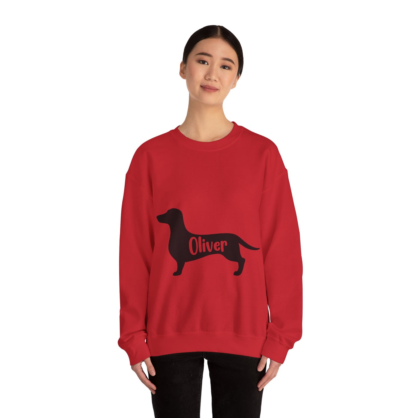 Sudadera personalizada con nombre de perro salchicha - Sudadera unisex