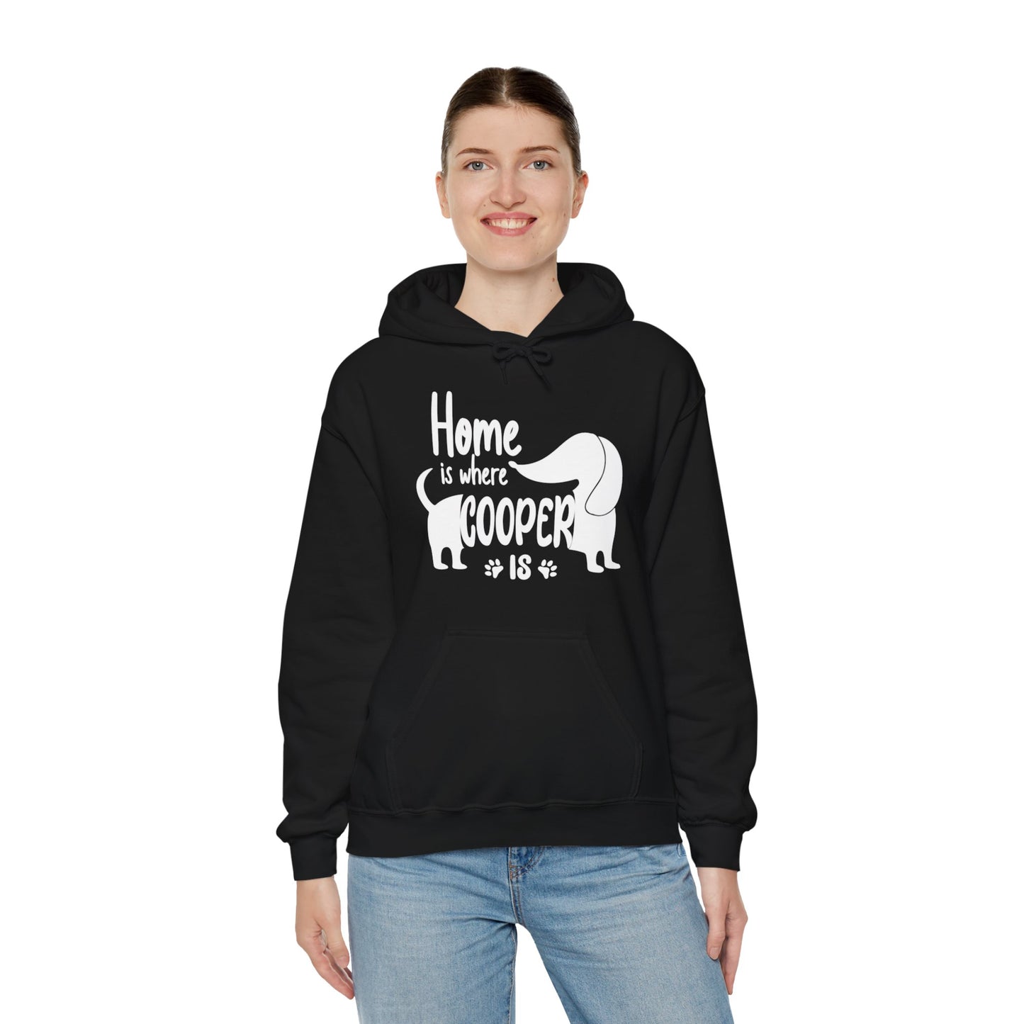 Sudadera con capucha personalizada con nombre de perro salchicha - Sudadera con capucha unisex
