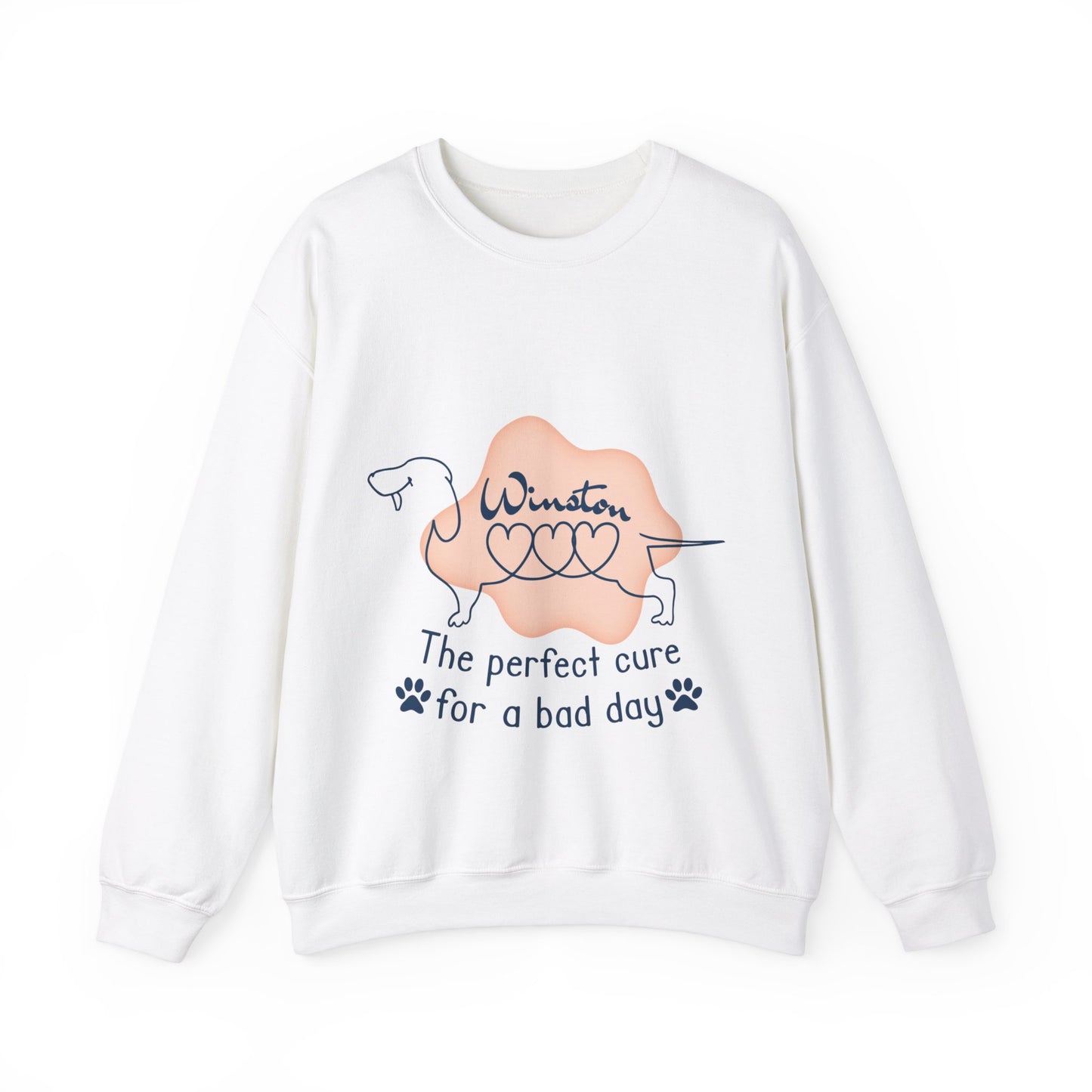 Sudadera personalizada con nombre de perro salchicha - Sudadera unisex