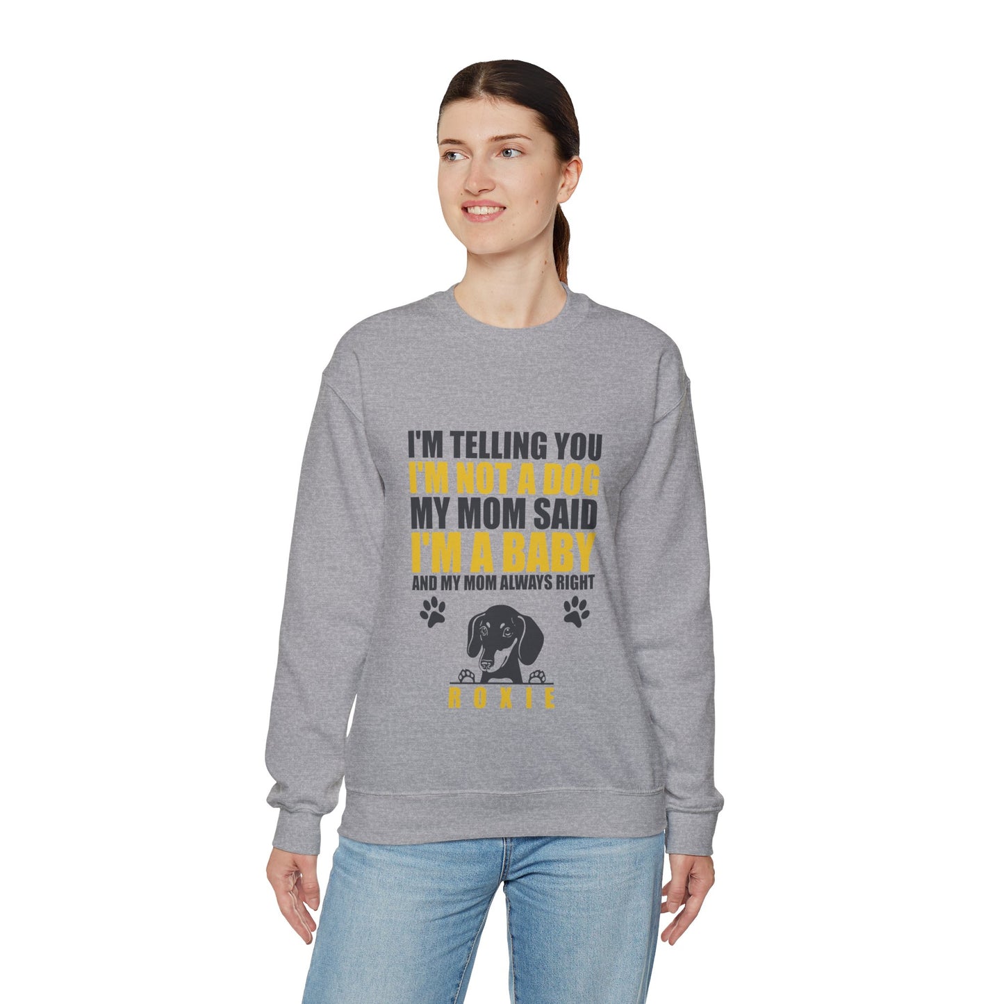 Sudadera personalizada con nombre de perro salchicha - Sudadera unisex