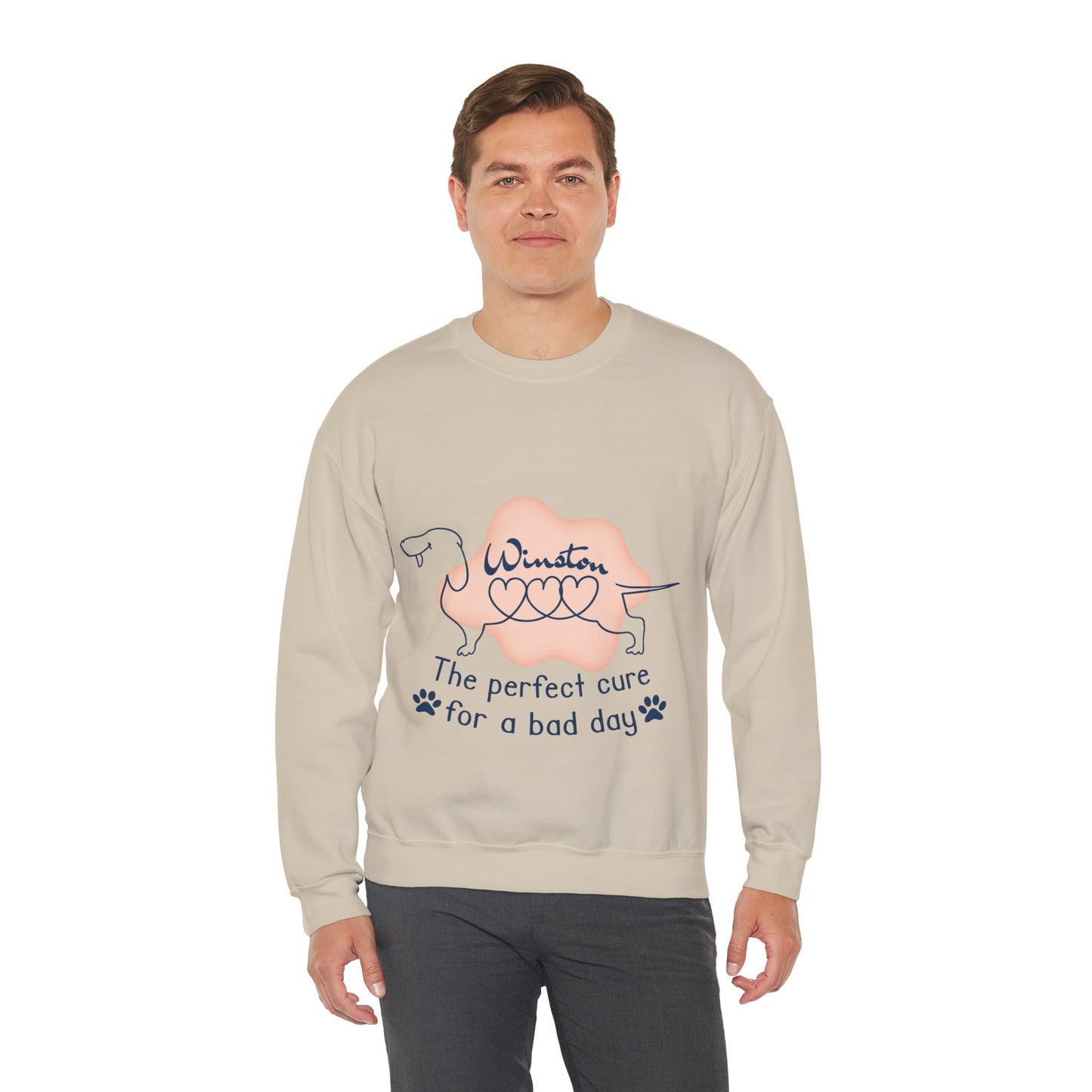 Sudadera personalizada con nombre de perro salchicha - Sudadera unisex