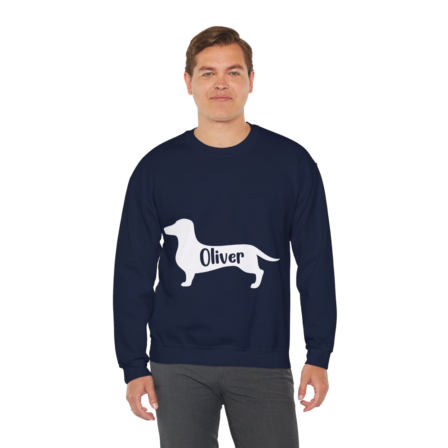 Sudadera personalizada con nombre de perro salchicha - Sudadera unisex