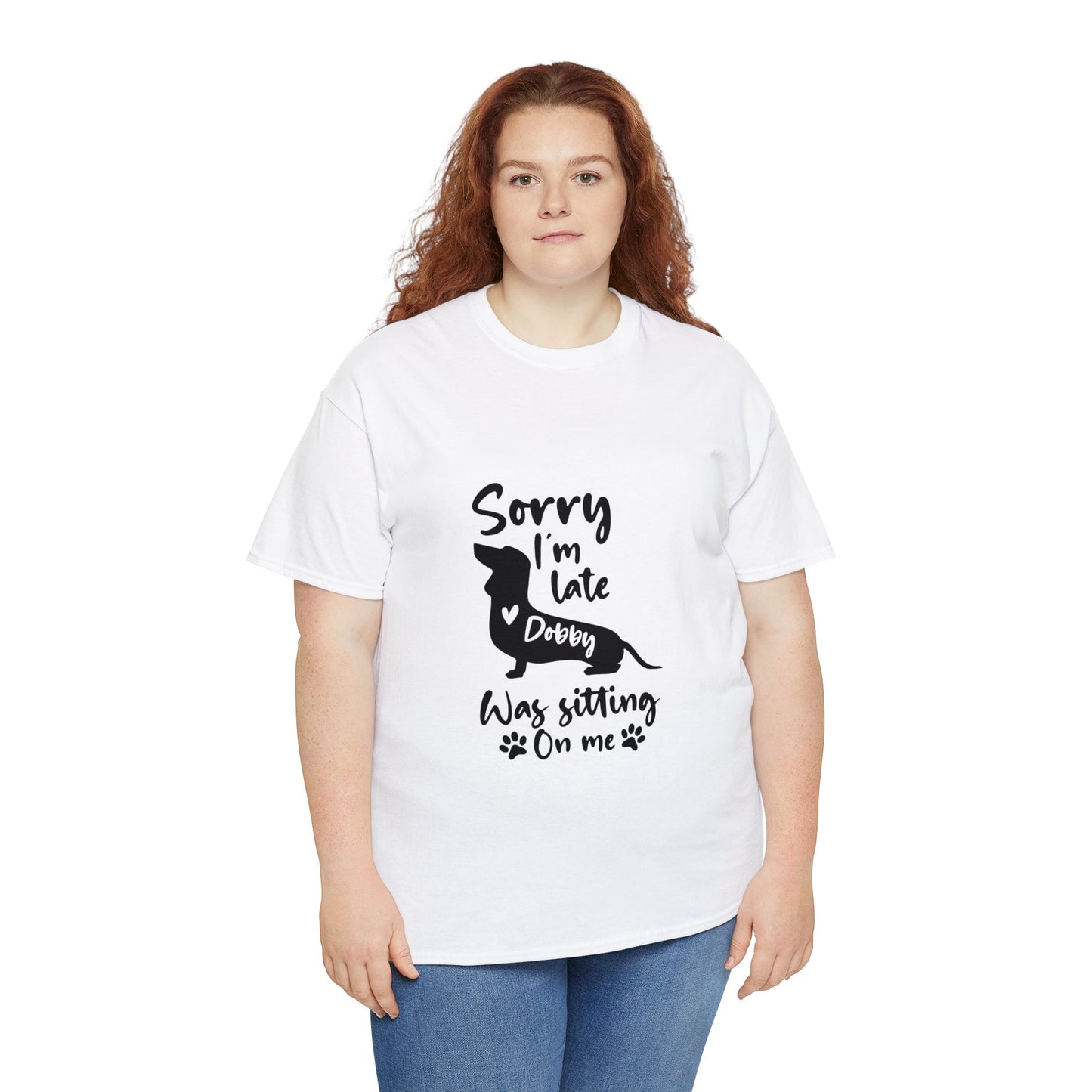 Camiseta personalizada con nombre de perro salchicha