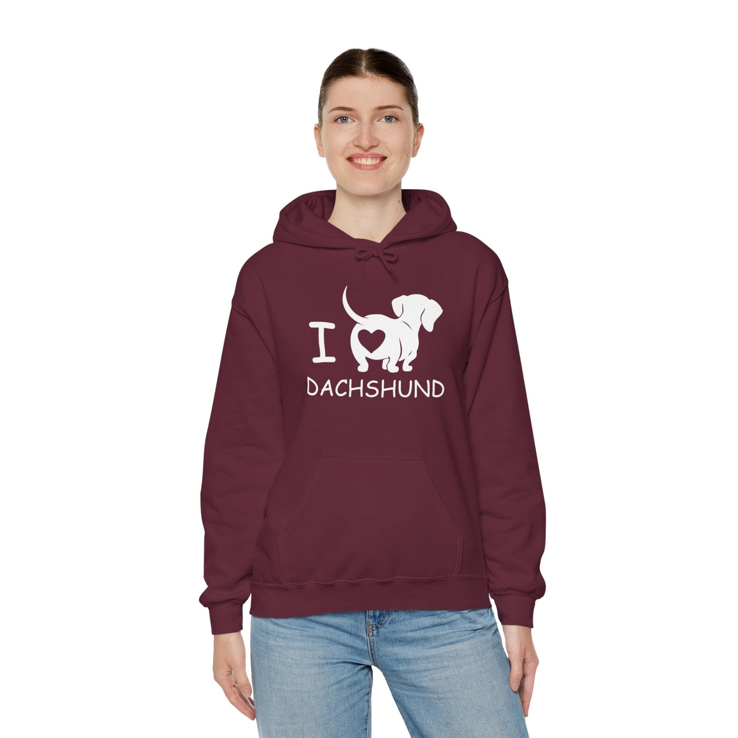 Rosi - Sudadera con capucha unisex para amantes de los perros salchicha