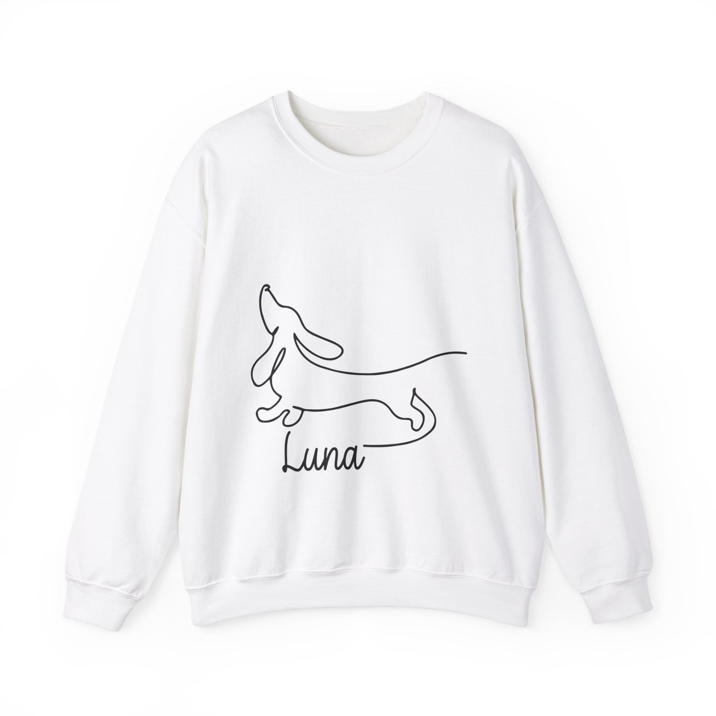 Sudadera personalizada con nombre dachshund - Sudadera unisex para amantes de Dachshund