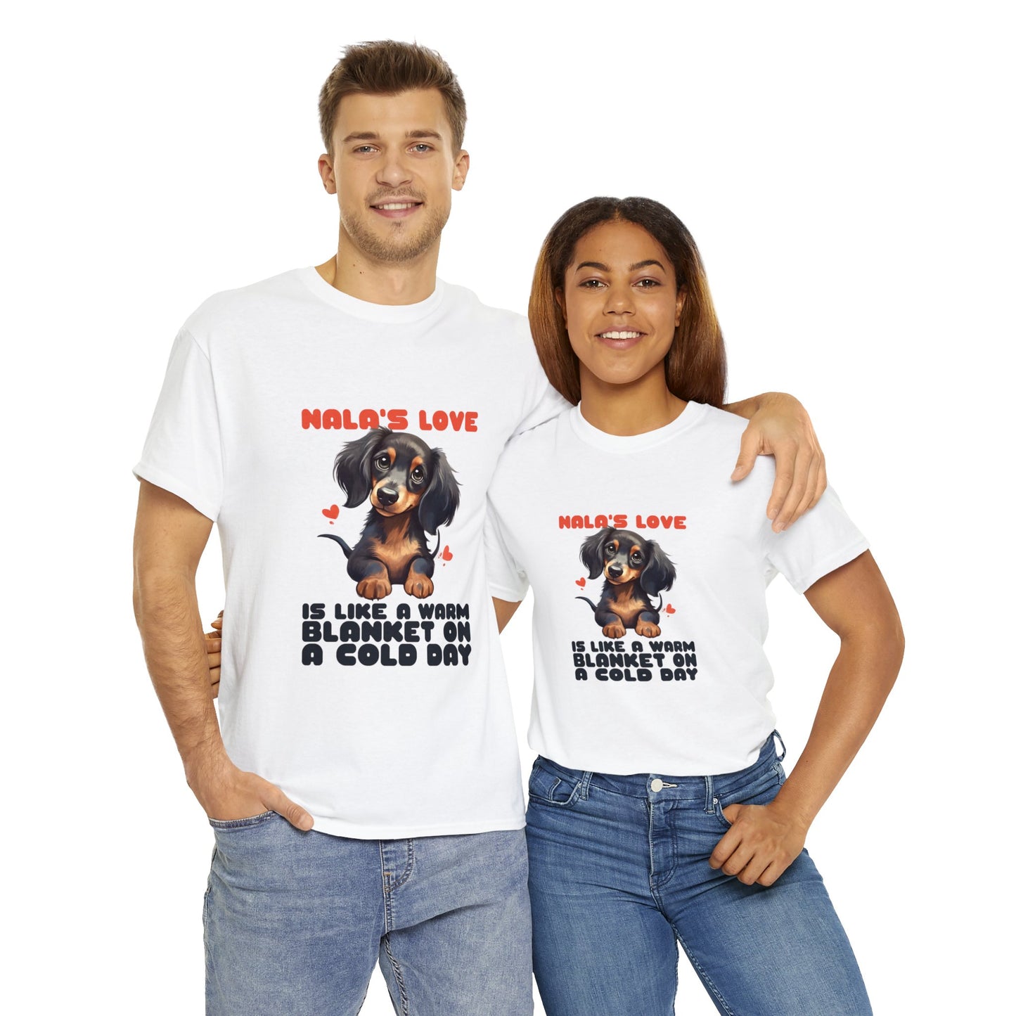 Camiseta personalizada con nombre de perro salchicha