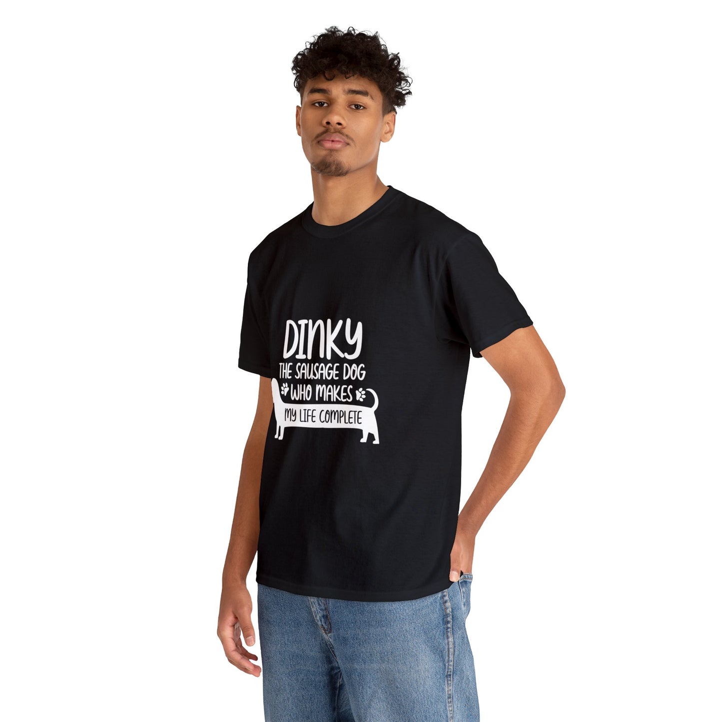 Camiseta personalizada con nombre de perro salchicha