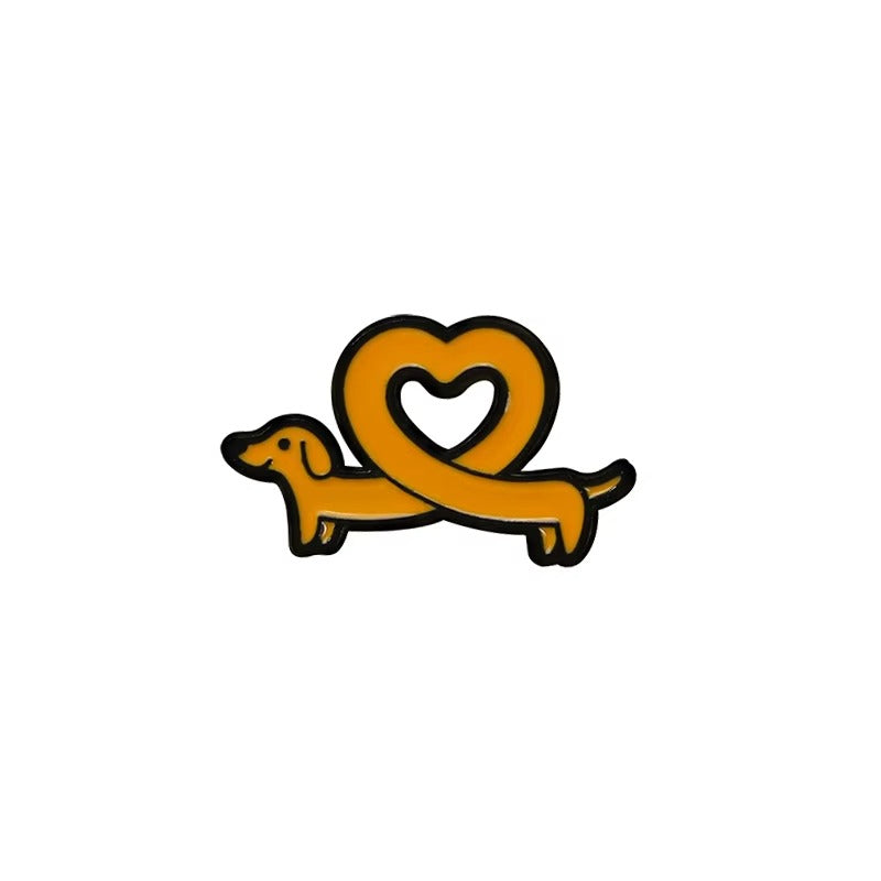 Cartoon-Dachshund-Love-Brooch-