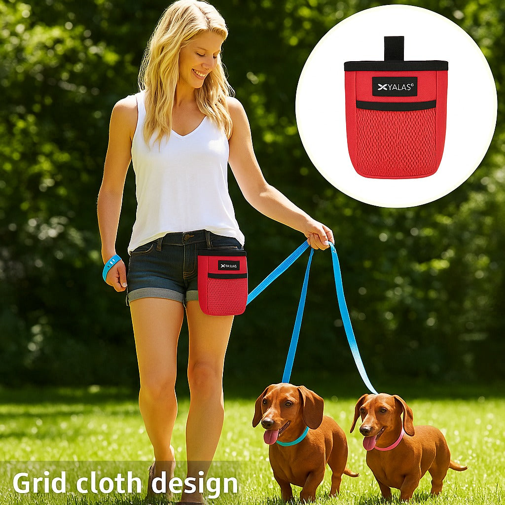 Dachshund Food Bag – Hands-Free Portable Bait Pouch with Waist Strap