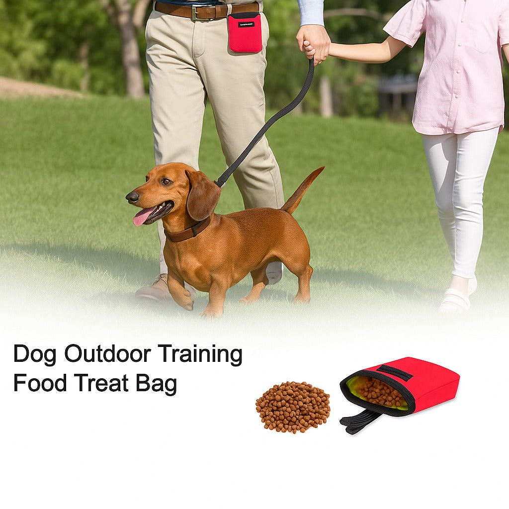 Dachshund Food Bag – Hands-Free Portable Bait Pouch with Waist Strap