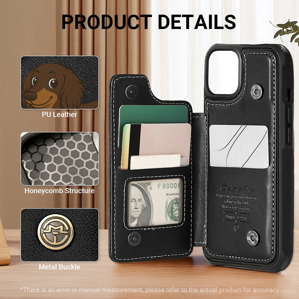 Duchess - Personalized Leather Wallet Case for for iPhone & Samsung