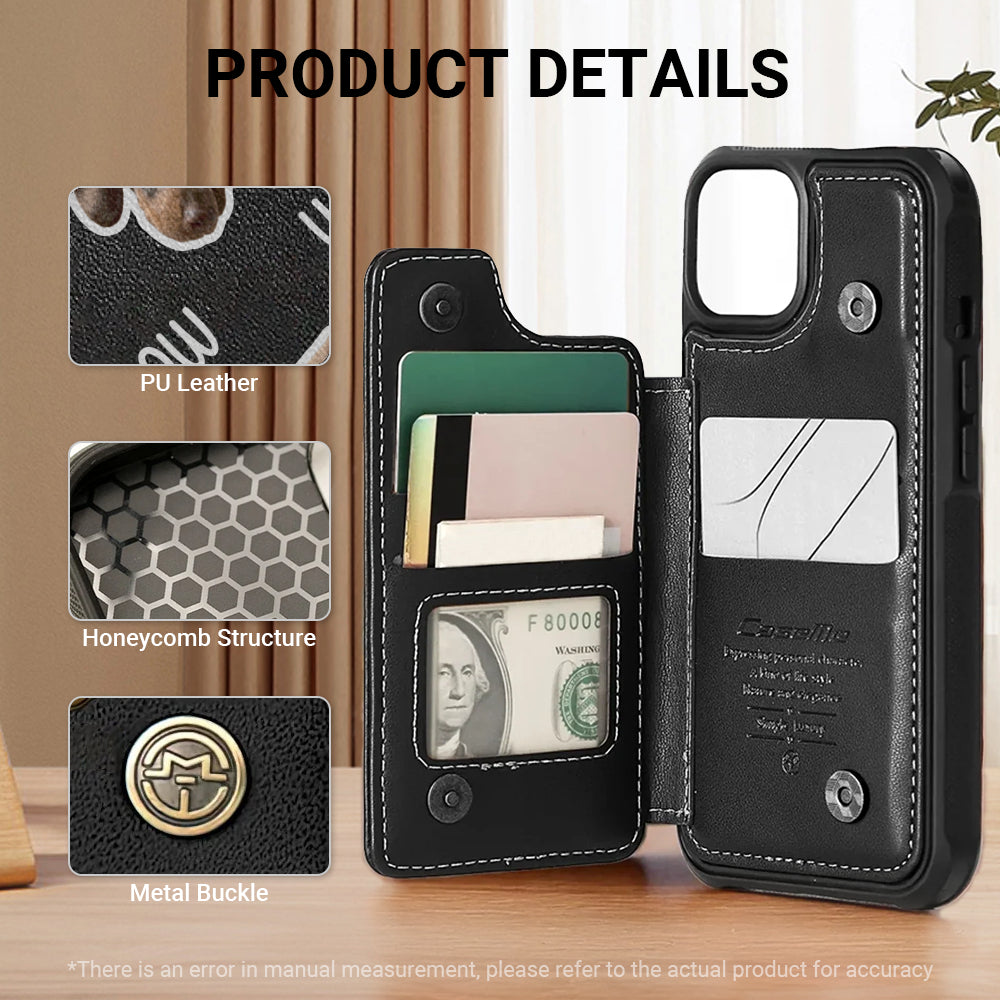 Fern - Personalized Leather Wallet Case for for iPhone & Samsung