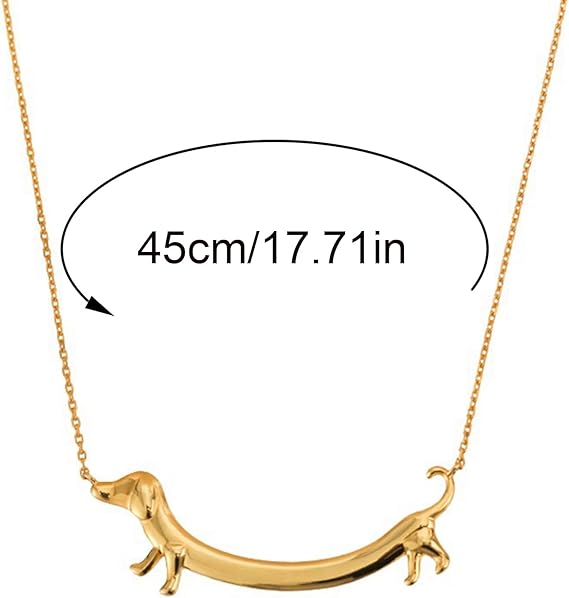 Elegant-Alloy-Dachshund-Dog-Necklace