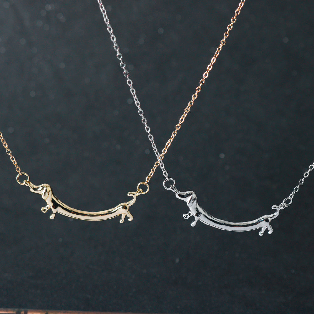 Elegant-Alloy-Dachshund-Dog-Necklace