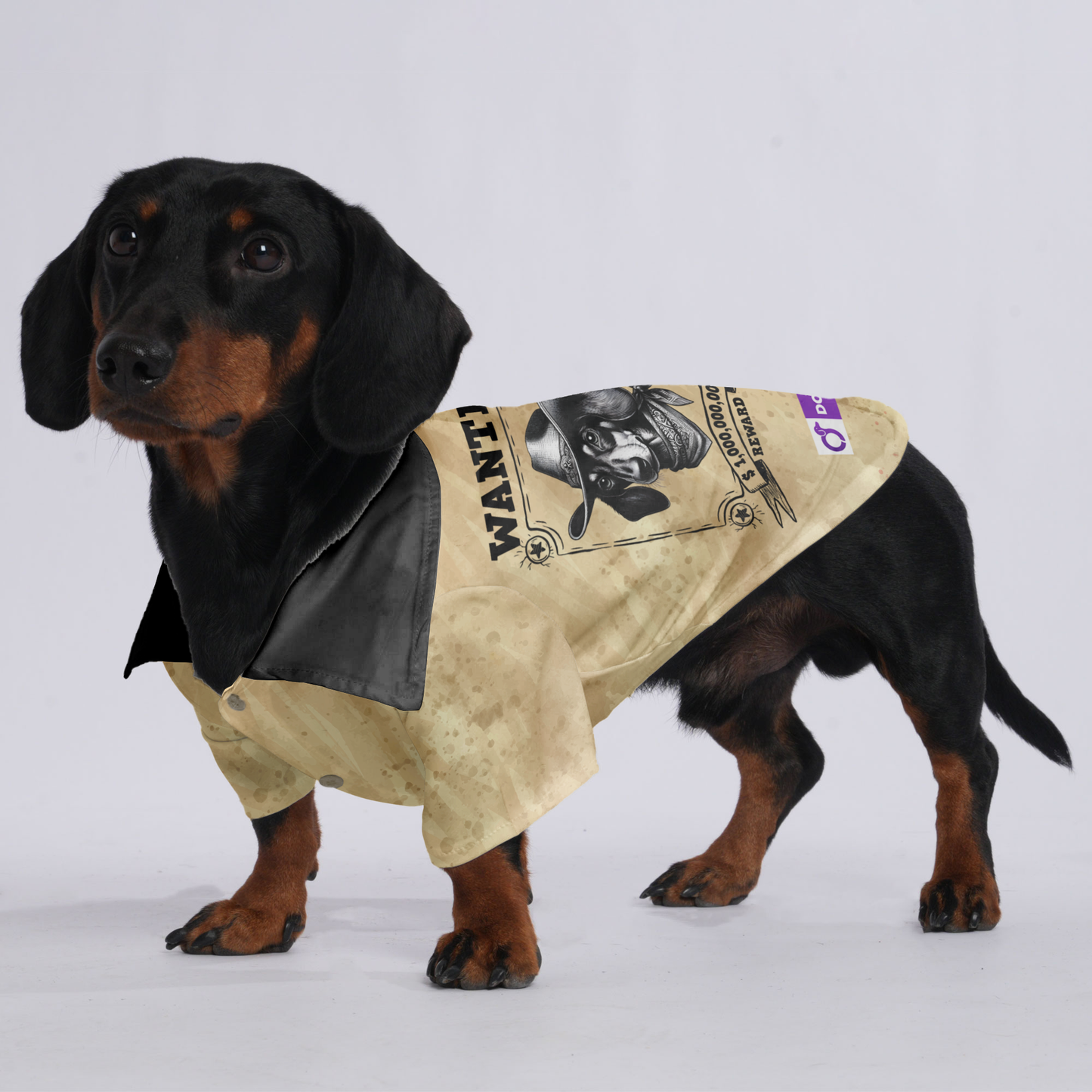 WANTED , 1,000,000,000 $ REWARD- Hawaiian Shirt for Doxies