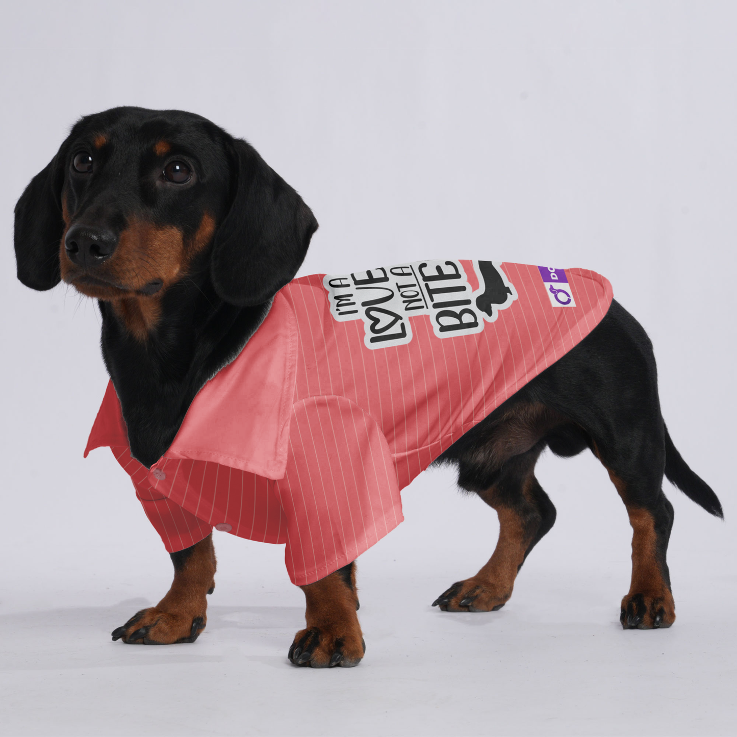 I'm a lover, not a biter - Hawaiian Shirt for Doxies