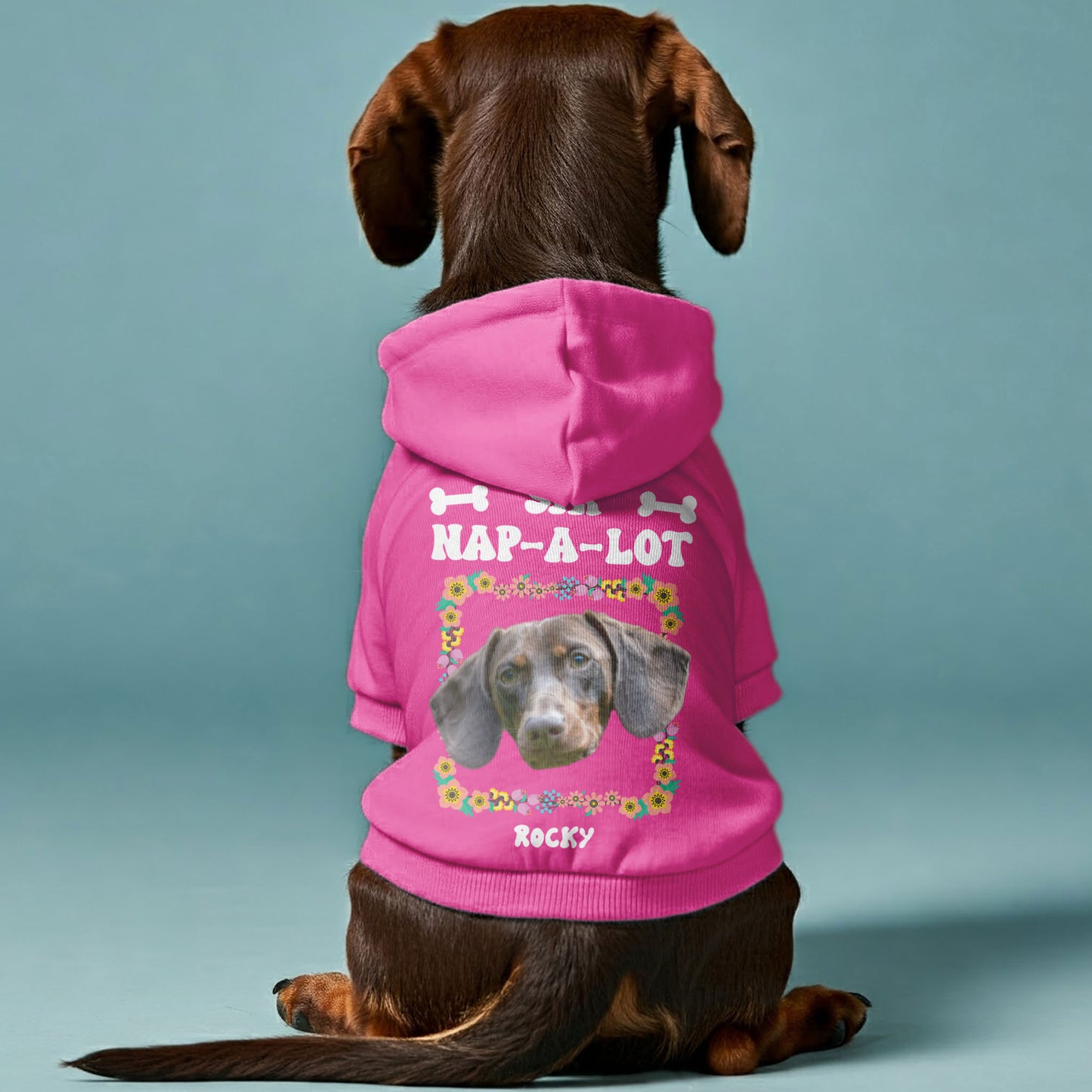 Nap-a-Lot – Personalized Dachshund Hoodies with Your Doxie’s Name & Photo – Stylish, Cozy & Made from Premium 100% Cotton