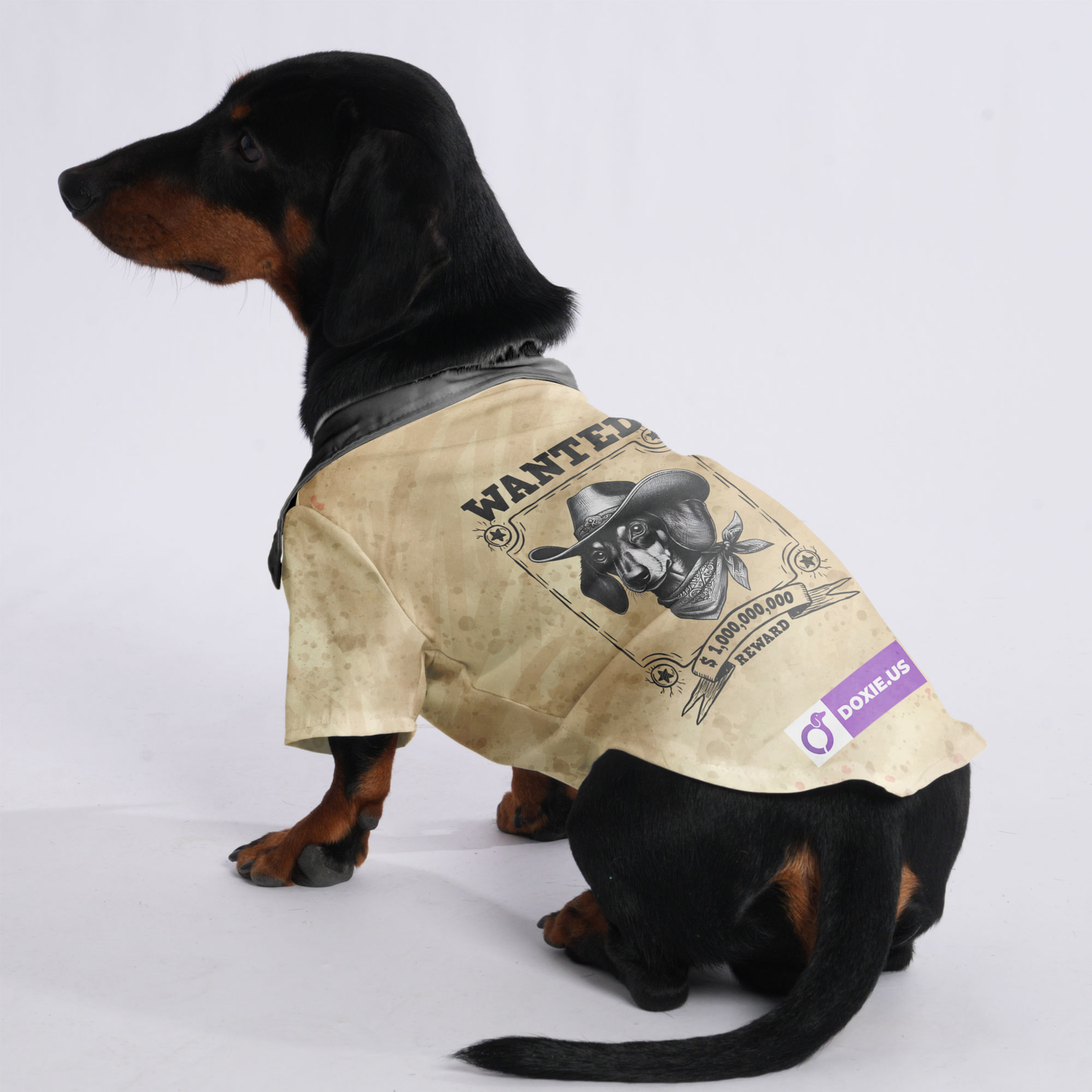 WANTED , 1,000,000,000 $ REWARD- Hawaiian Shirt for Doxies