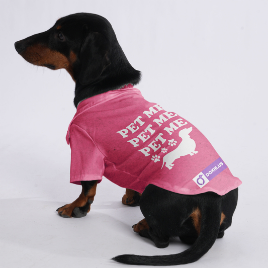 Pet me - Hawaiian Shirt for Doxies