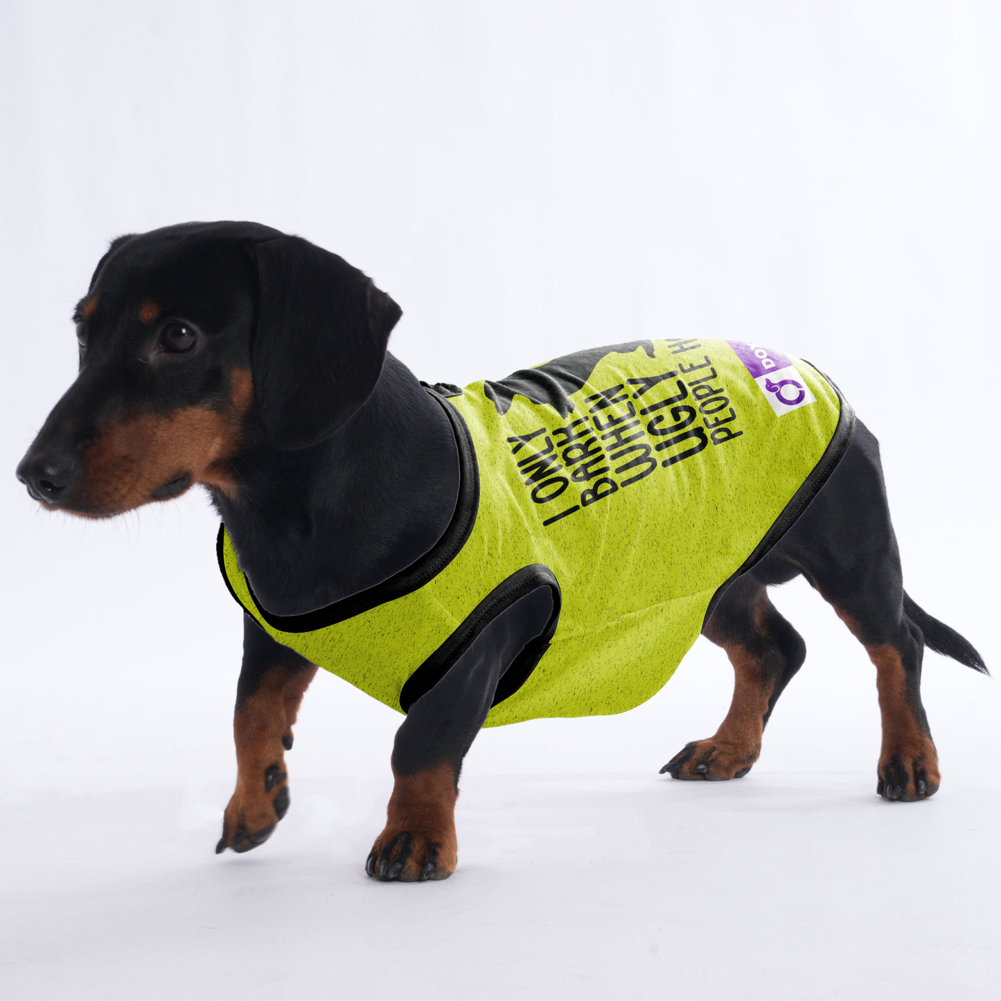 I ONLY BARK WHEN UGLY PEOPLE HOLD ME - Shirt for Dachshunds