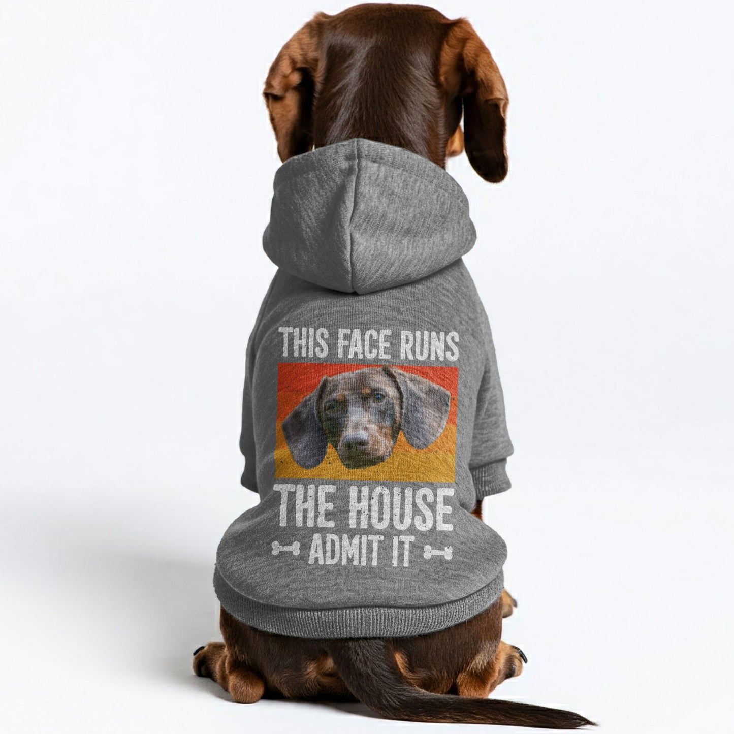 This Face – Personalized Dachshund Hoodies with Your Doxie’s Photo – Stylish, Cozy & Made from Premium 100% Cotton