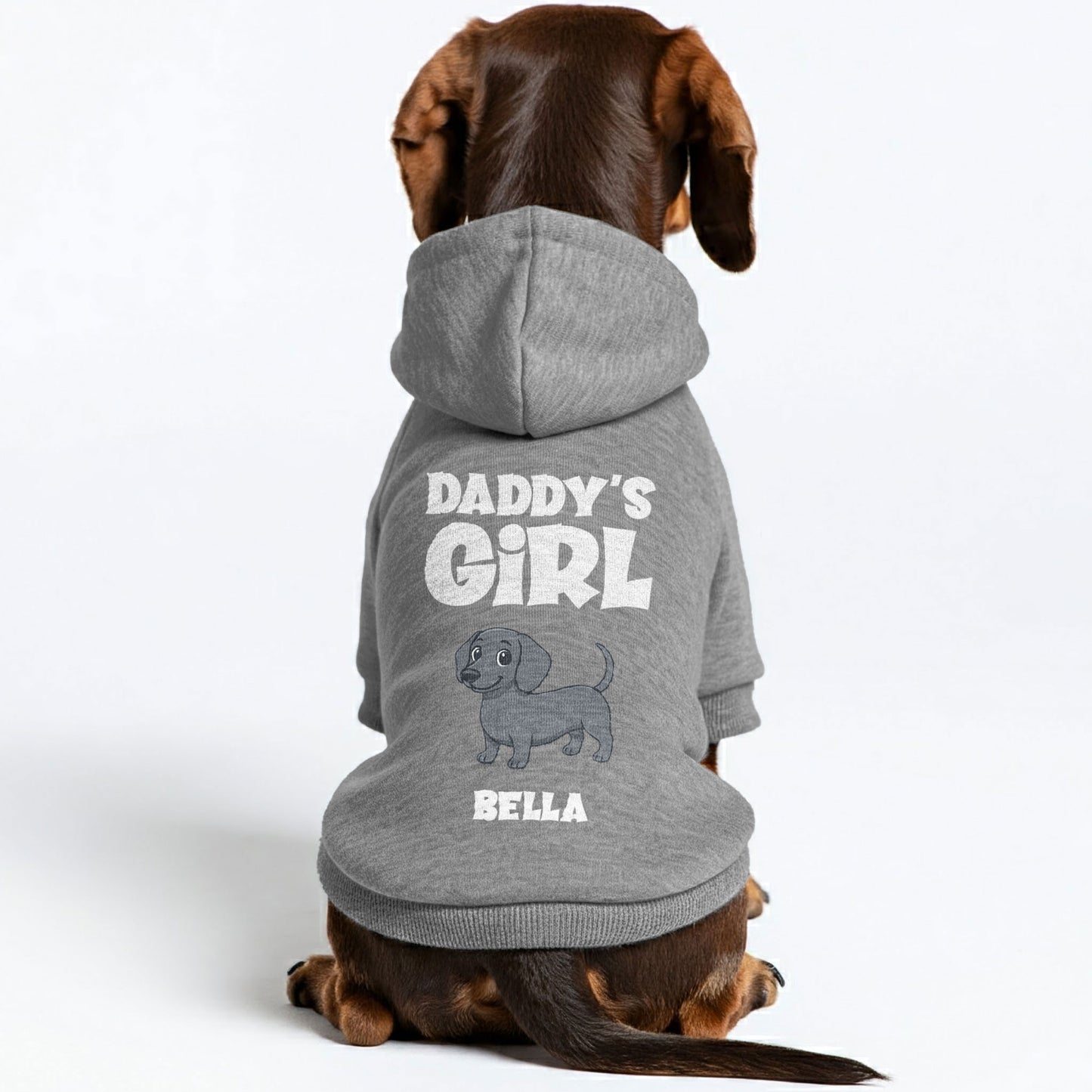 Mommy’s Boy – Personalized Dachshund Hoodies with Your Doxie’s Name & Clipart – Stylish, Cozy & Made from Premium 100% Cotton