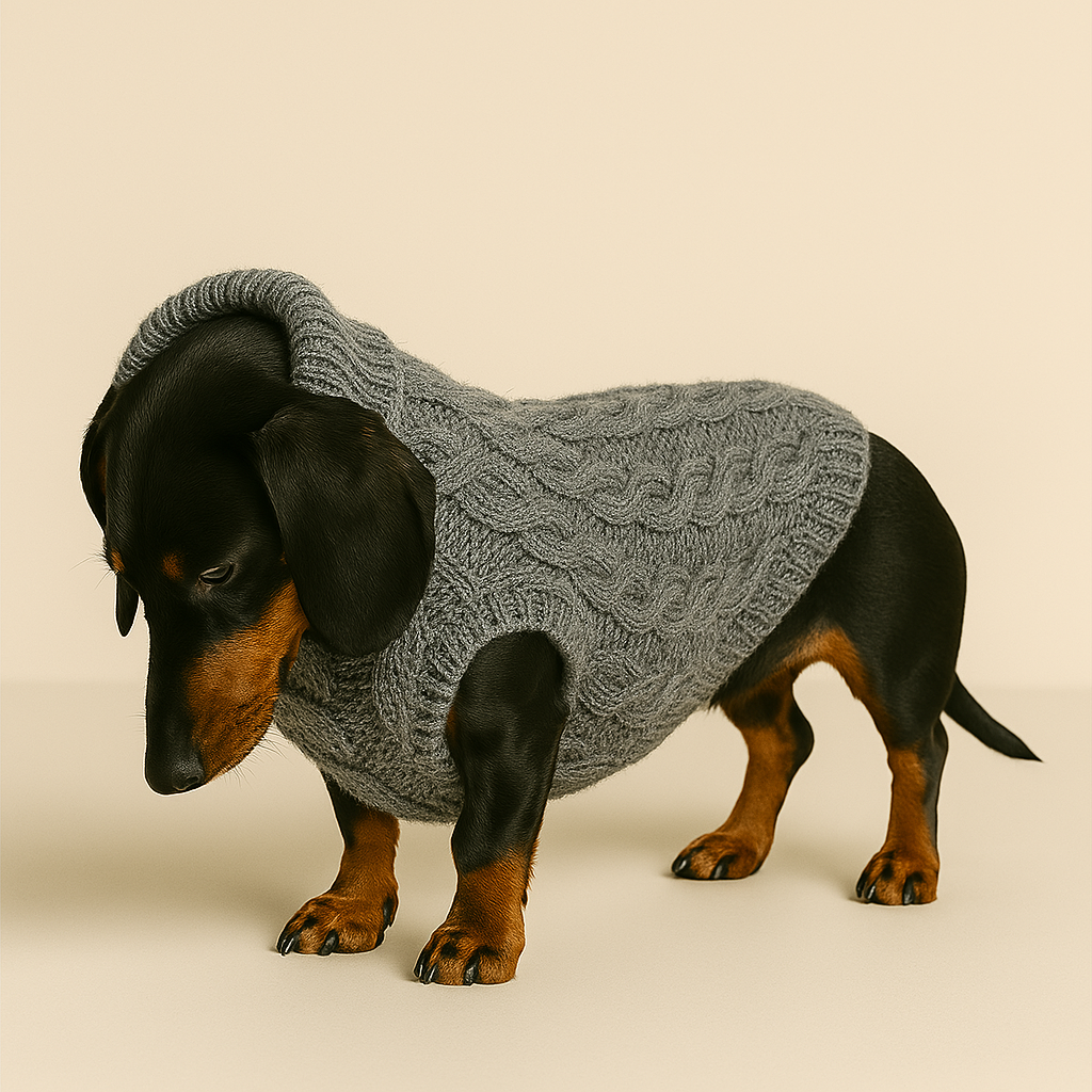 Premium Dachshund Wool Sweater