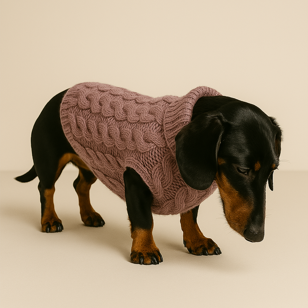 Premium Dachshund Wool Sweater