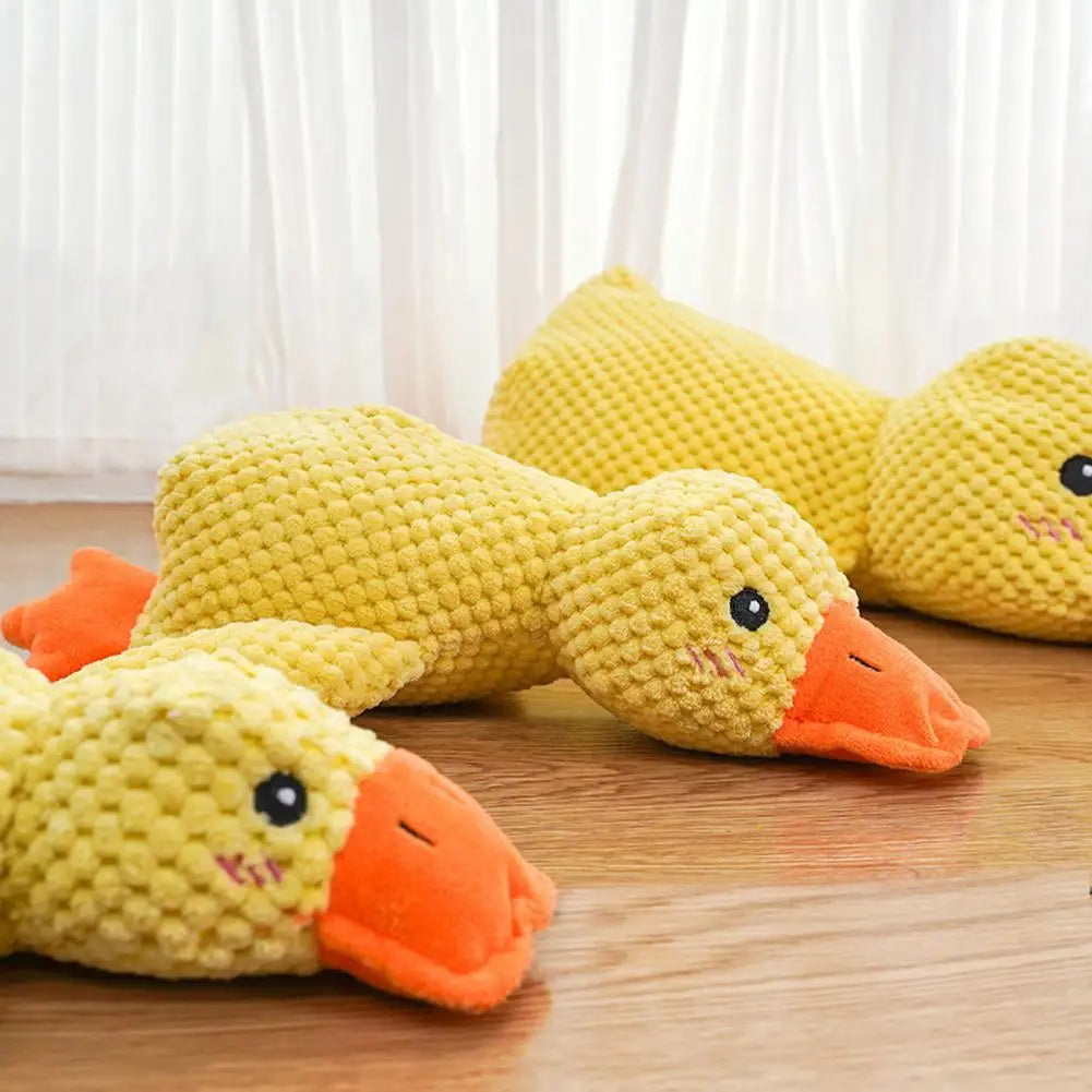 Dachshund Duck Toy– Soft Interactive Plush Squeaky Toy
