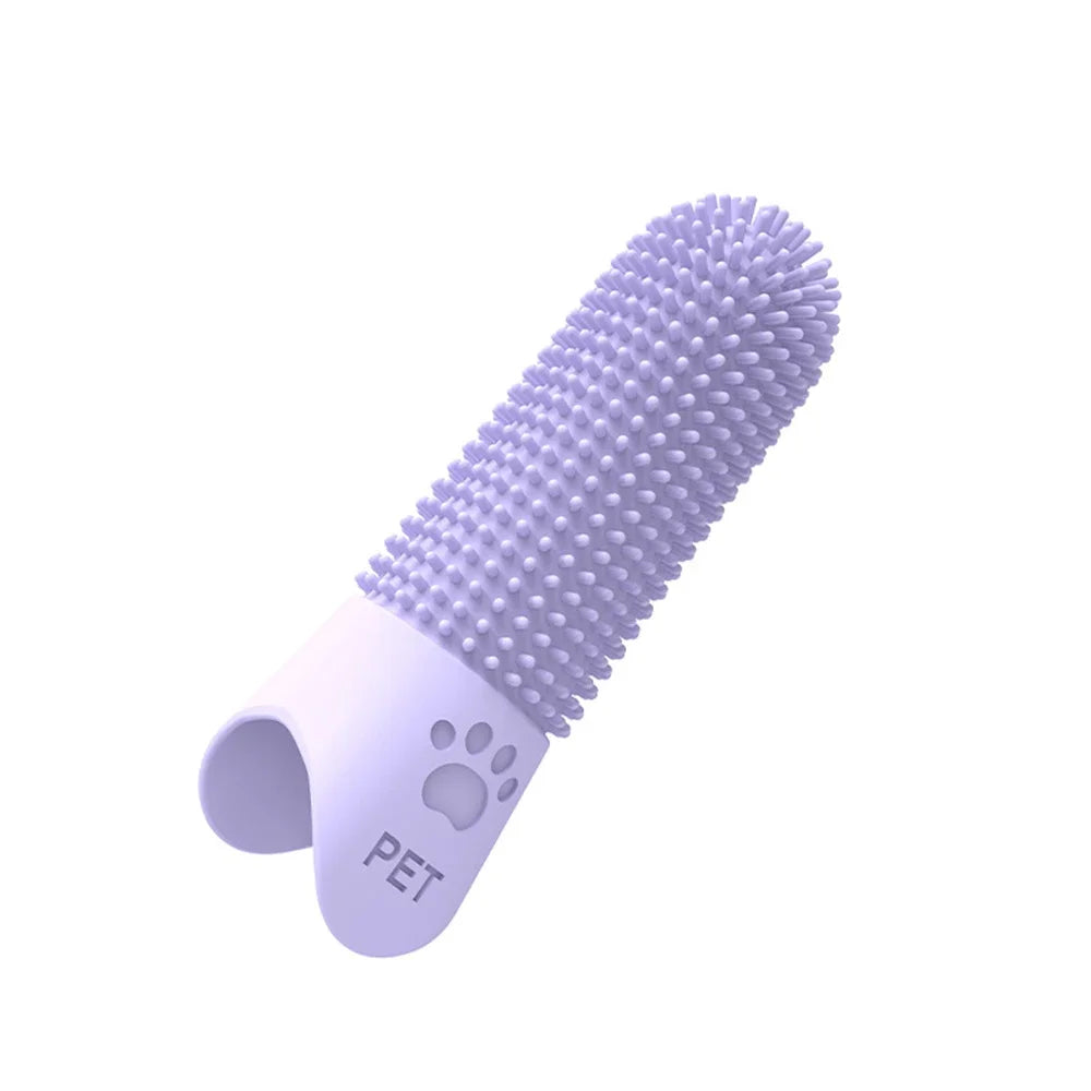 Dachshund Finger Toothbrush – Soft Silicone Teeth Cleaner for Dogs