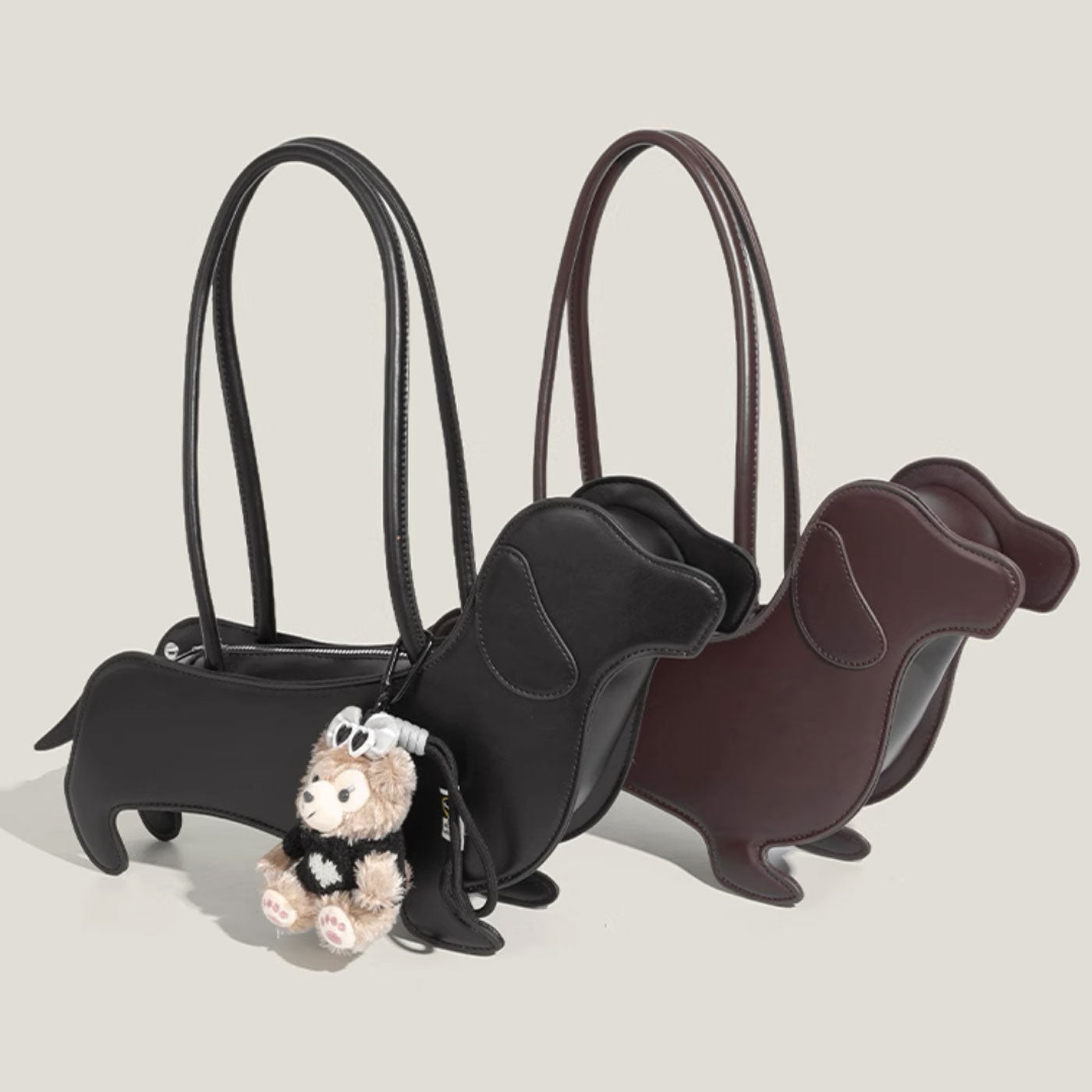 Doxie Chic™ - Dachshund-Shaped Single Shoulder Handbag