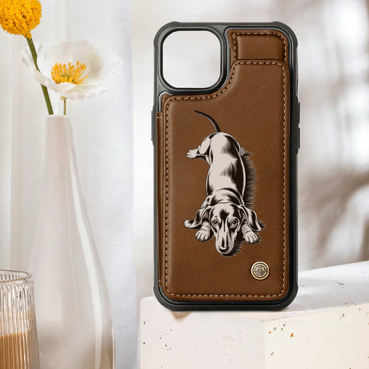 Becky - Leather Wallet Case for for iPhone & Samsung