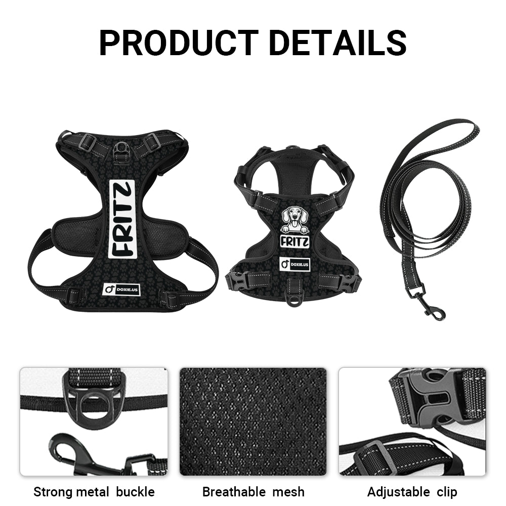 Hans - Personalized No-Pull Dachshund Dog Harness