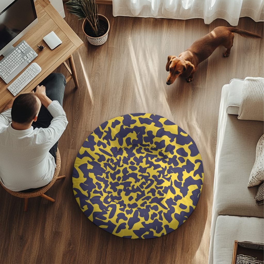 Loaf - Cloud-Comfort Large Dachshund Bed | Anti-Anxiety Donut Bed for Dachshunds