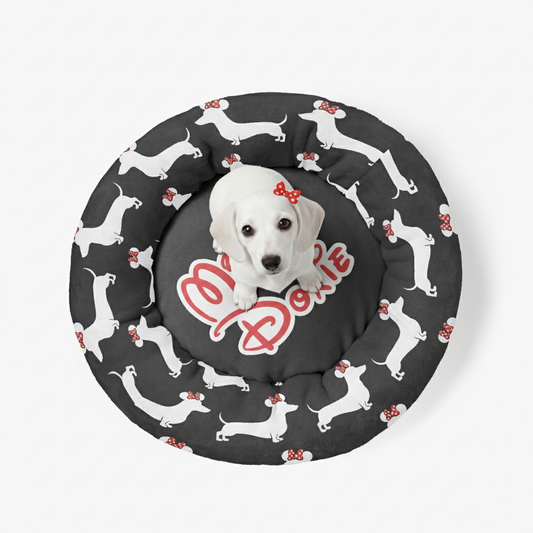 Molly - Cloud-Comfort Dachshund Bed | Anti-Anxiety Donut Bed for Dachshunds