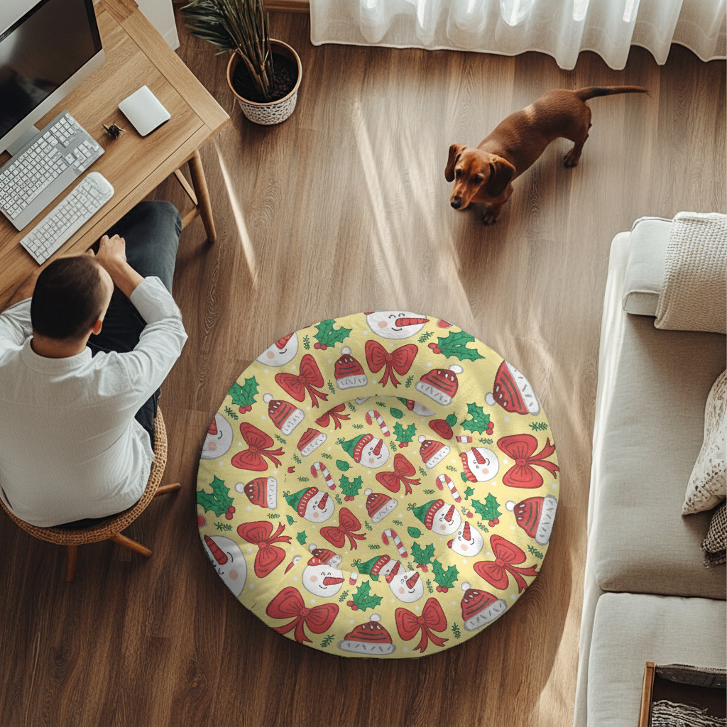 Gunther - Cloud-Comfort Large Dachshund Bed | Anti-Anxiety Donut Bed for Dachshunds