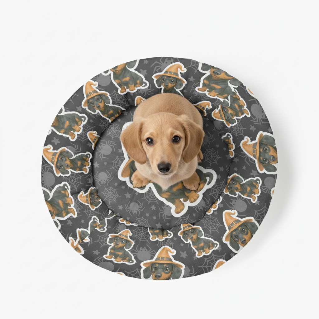 Piper - Cloud-Comfort Dachshund Bed | Anti-Anxiety Donut Bed for Dachshunds