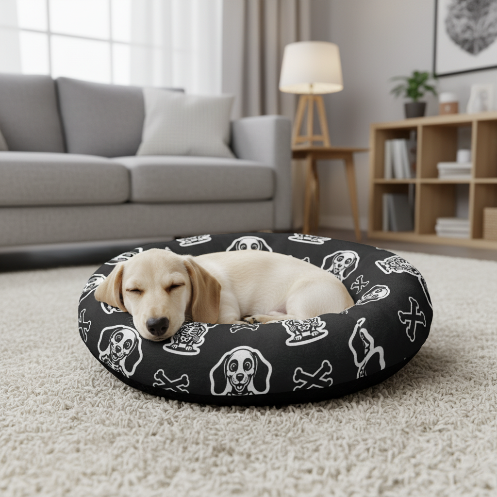 Nena - Cloud-Comfort Dachshund Bed | Anti-Anxiety Donut Bed for Dachshunds
