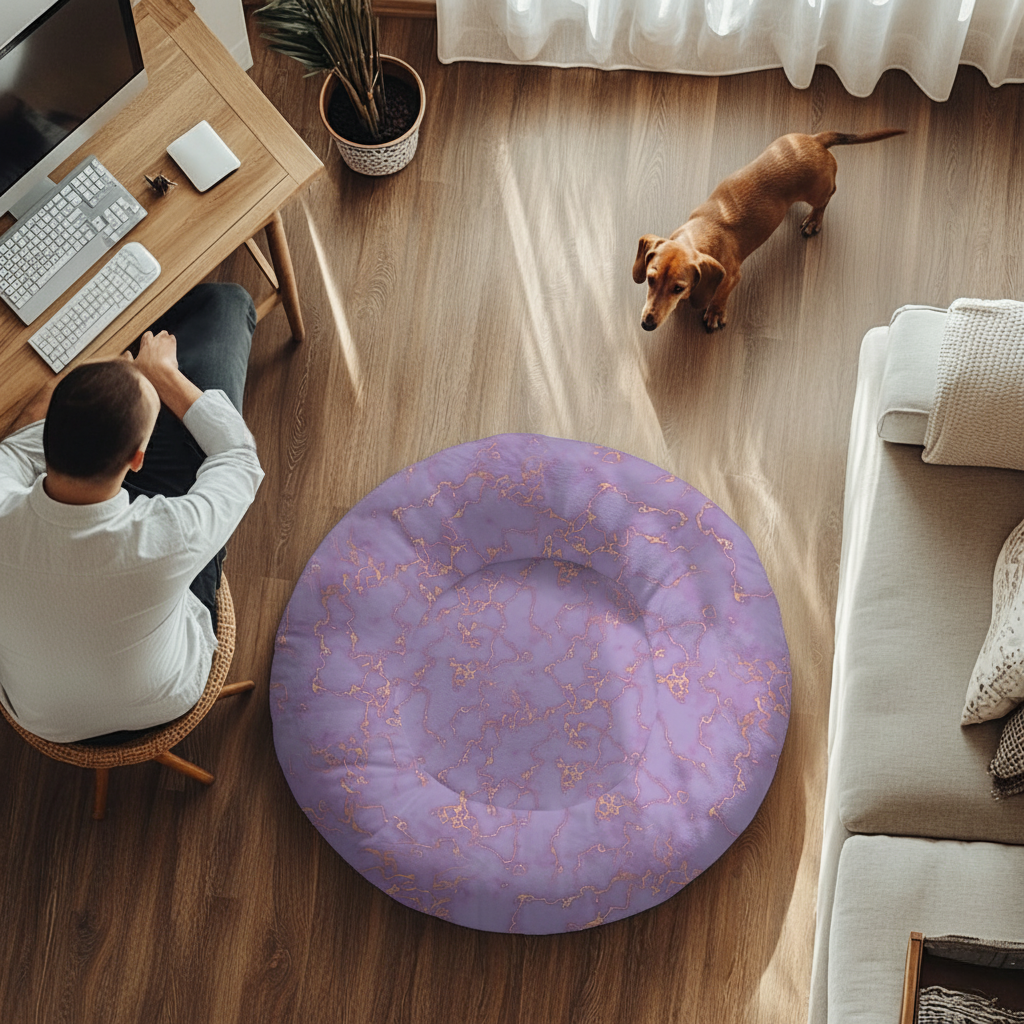 Torpedo - Cloud-Comfort Large Dachshund Bed | Anti-Anxiety Donut Bed for Dachshunds