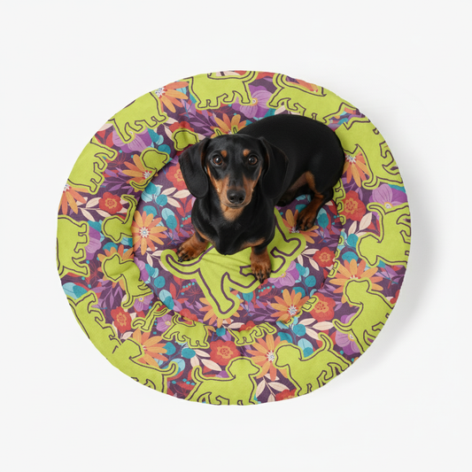 Luna - Cloud-Comfort Dachshund Bed | Anti-Anxiety Donut Bed for Dachshunds