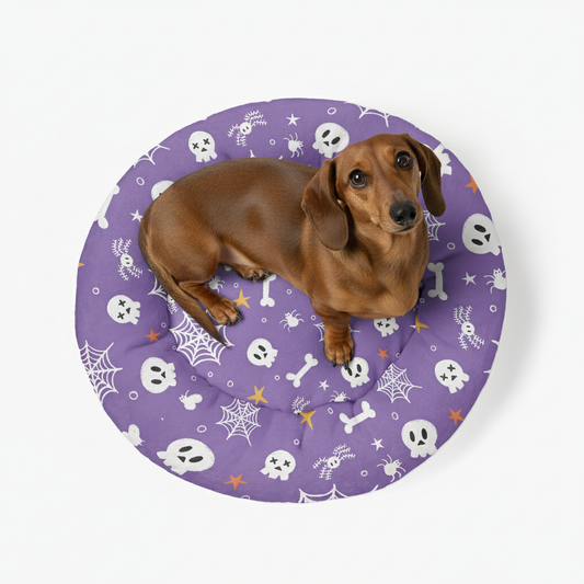 Stella - Cloud-Comfort Large Dachshund Bed | Anti-Anxiety Donut Bed for Dachshunds