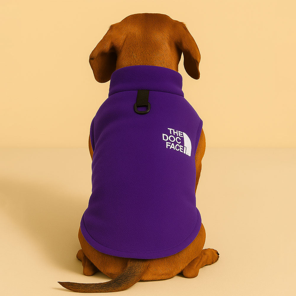 The Dog Face Dachshund Jacket Premium Fleece for Cold-Weather Comfort