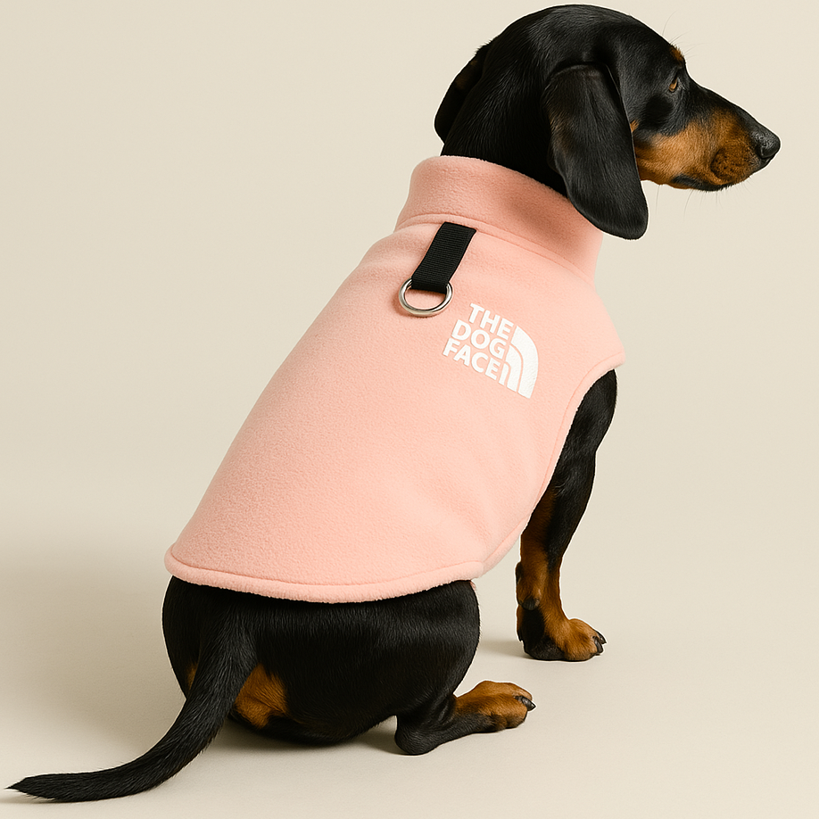 The Dog Face Dachshund Jacket Premium Fleece for Cold-Weather Comfort