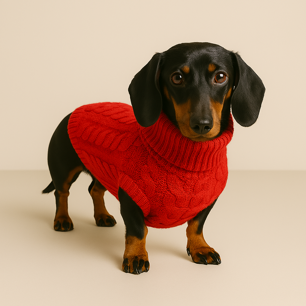 Premium Dachshund Wool Sweater