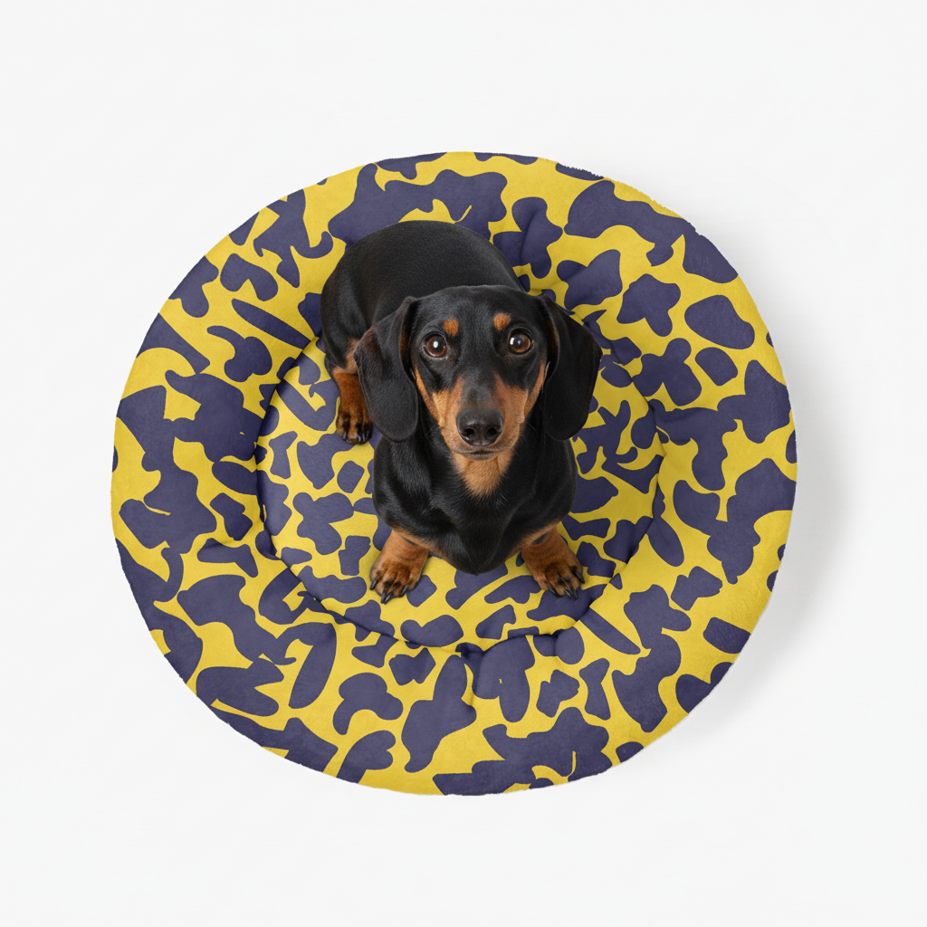 Loaf - Cloud-Comfort Large Dachshund Bed | Anti-Anxiety Donut Bed for Dachshunds