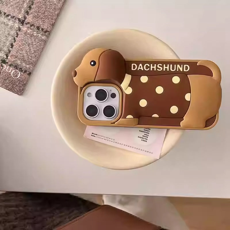 www.doxie.us-Cute-Dachshund-Themed-iPhone-Case