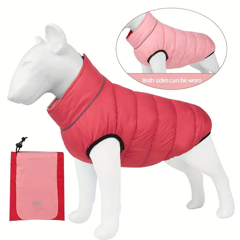 www.doxie.us-Reflective-Dachshund-Padded-Jacket–Double-Sided-Waterproof-and-Cotton-Lined